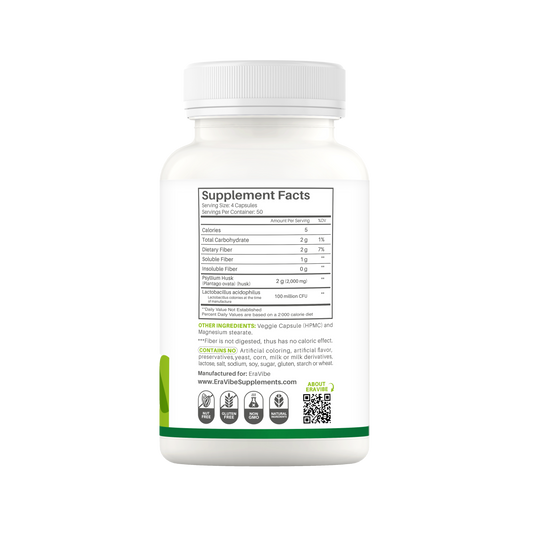 Eravibe Psyllium Husk Capsules