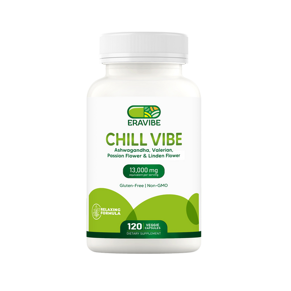 Eravibe - Ashwagandha & Valerian Root Herbal Supplement